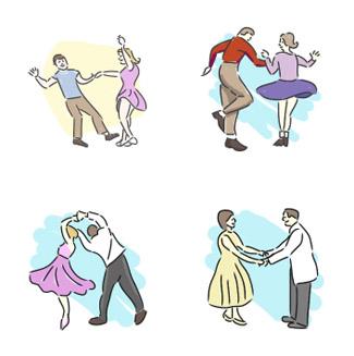 Fifties Dance Clip Art