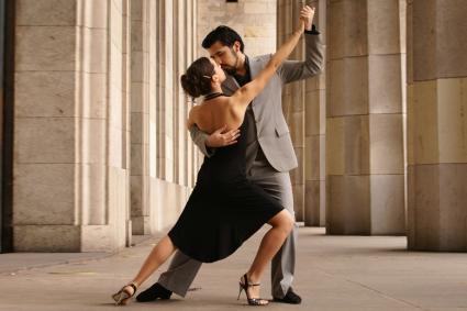Tango dancers