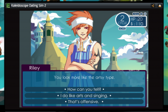 Trapped in a Dating Sim promotional video shows Leons introduction to his  strange new life  Leo Sigh