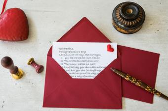 handwritten love letter