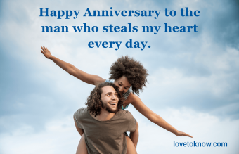 happy anniversary quote for him