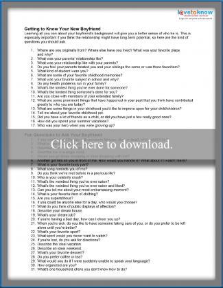 136 Fantastic Questions To Ask Your Boyfriend Lovetoknow