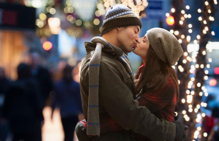 Couple kissing
