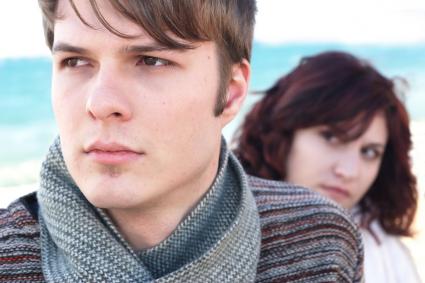 unhappy couple
