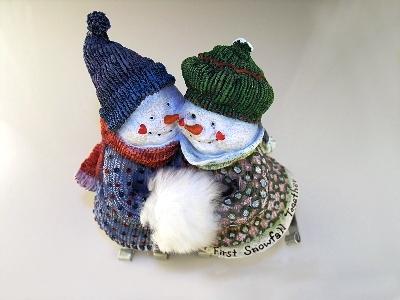 snowman and woman