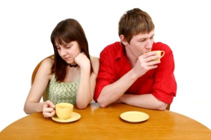 couple at table