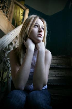 thoughtful woman