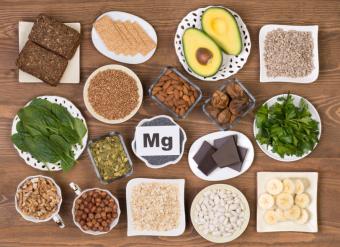 Food containing magnesium