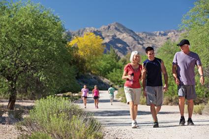 Canyon Ranch Tucson Walking Path | Photo © Canyon Ranch