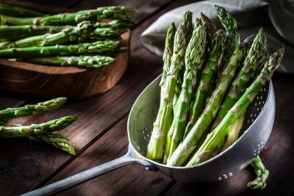 Fresh bunch of asparagus