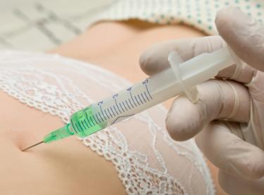 Buttocks injection