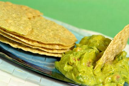 Chips and guacamole