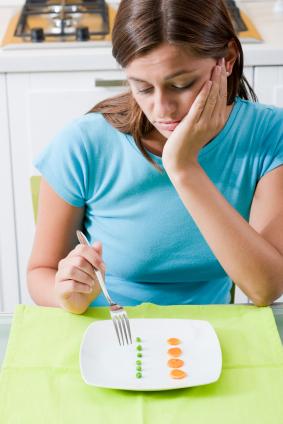 Woman discouraged about diet foods