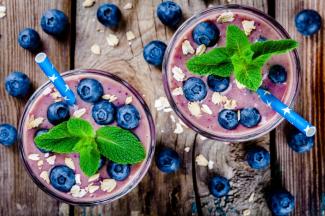 blueberry smoothies