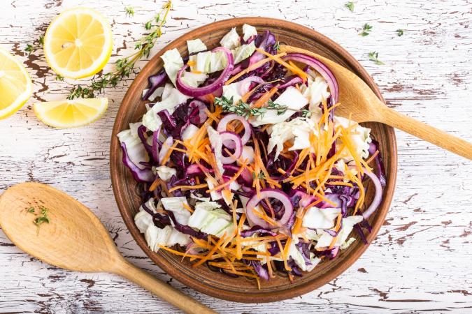Healthy vegetable salad