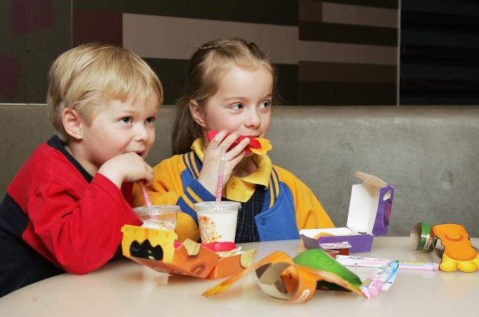 McDonalds Low Fat Kids Happy Meal