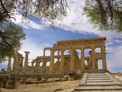 Mediterranean Diet Greek temple
