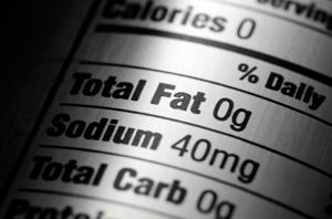 sodium on label