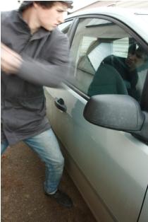 Divorce revenge of smashing car window