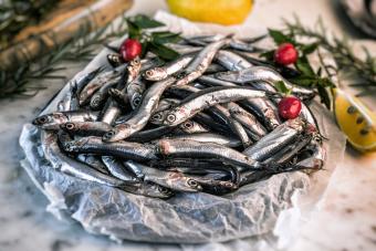 Fresh anchovies