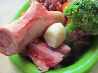 Raw dog food choices