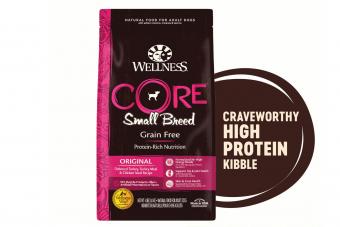 Wellness CORE Natural Grain Free Dry Dog Food, Small Breed, 12-Pound Bag