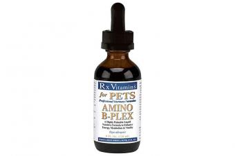 Rx Vitamins for Pets Amino B-Plex for Dogs & Cats - Healthy Nutrients Enhance Energy Metabolism & Vitality - Bacon Flavor 4 fl. oz.