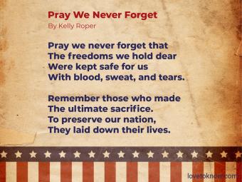 8 Moving Memorial Day Prayers For Services Lovetoknow