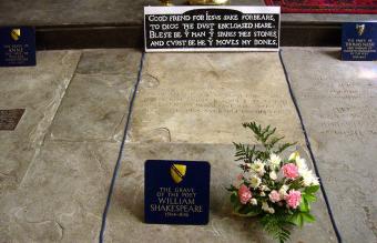 William Shakespeare's grave