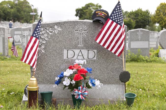 Veteran's headstone