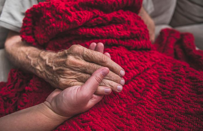 Family member in hospice