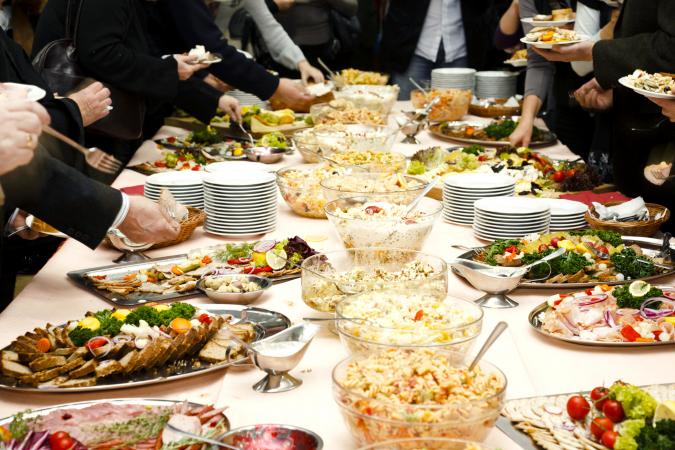 Funeral Catering Table