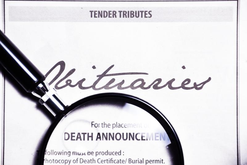 Basic Newspaper Obituary Template LoveToKnow