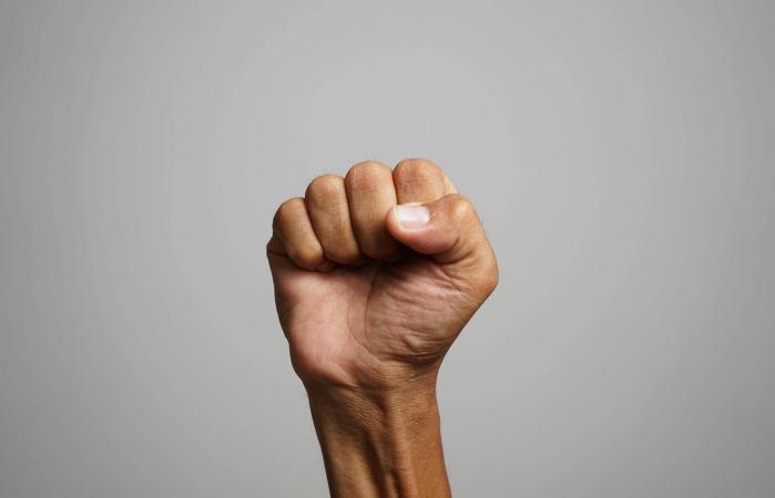 raised fist