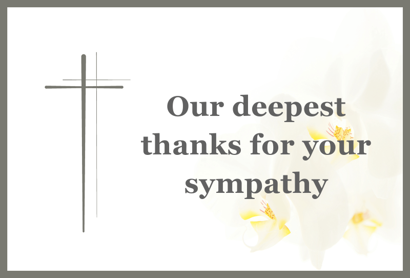 Funeral Acknowledgment Tips and Examples LoveToKnow