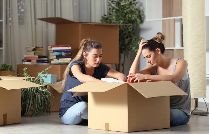 Clean out a house after a death