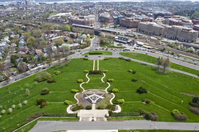 View of Washington Masonic National Memorial