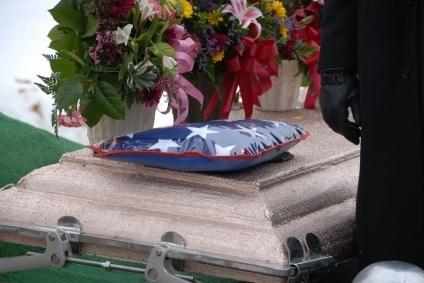 military funeral etiquette