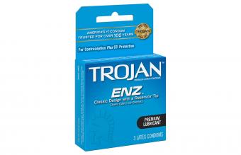Trojan ENZ Premium Lubricant Latex Condom