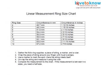 printable ring size chart lovetoknow