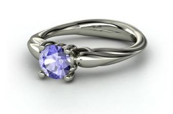 Adora Knot Solitaire Ring