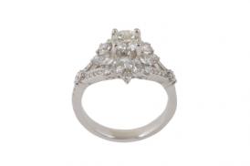 Split Shank Diamond Ring