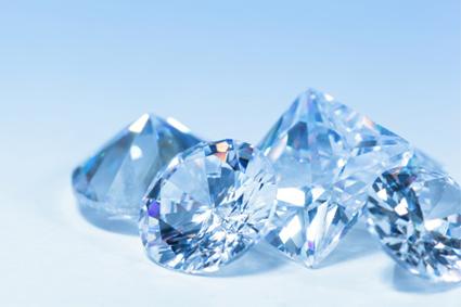 Image of four cubic zirconia gems