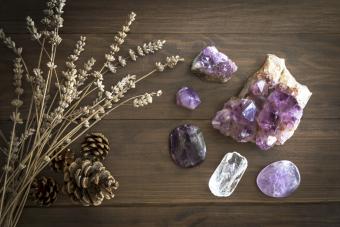 Cristales y lavanda