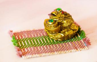 Rana china del dinero de Feng Shui