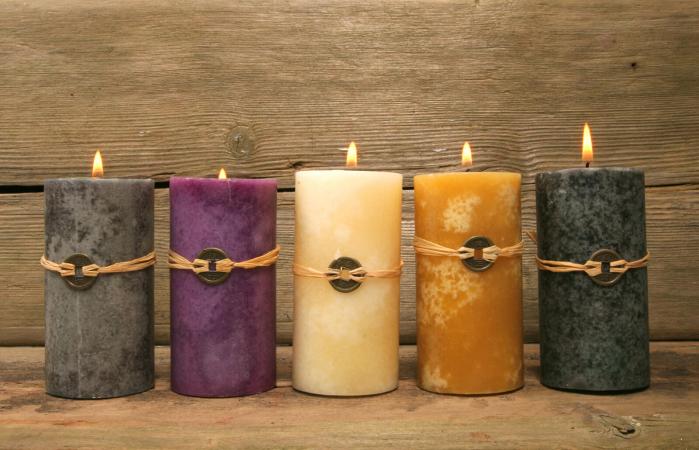 Cinco velas de Feng Shui