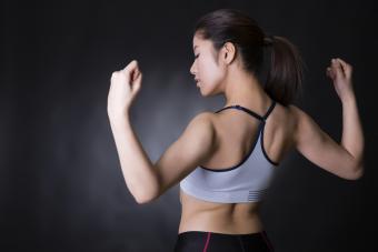 woman exercising