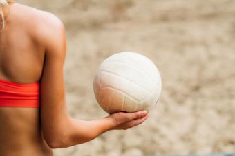 Female Beach Volleyball Player