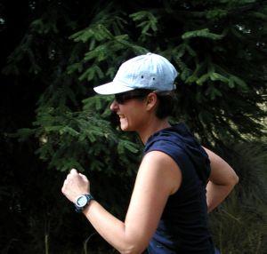 Woman jogging for cardio