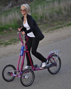 Woman riding on StreetStrider